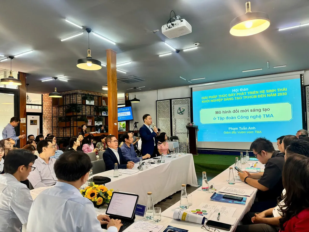 Ông Phạm Tuấn Anh, Giám đốc Vườn ươm TMA